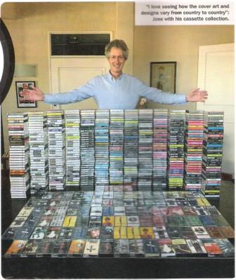 José COMIN with his cassette collection.jpg